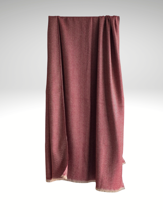 2-Ply Cashmere Zig Zag Stole