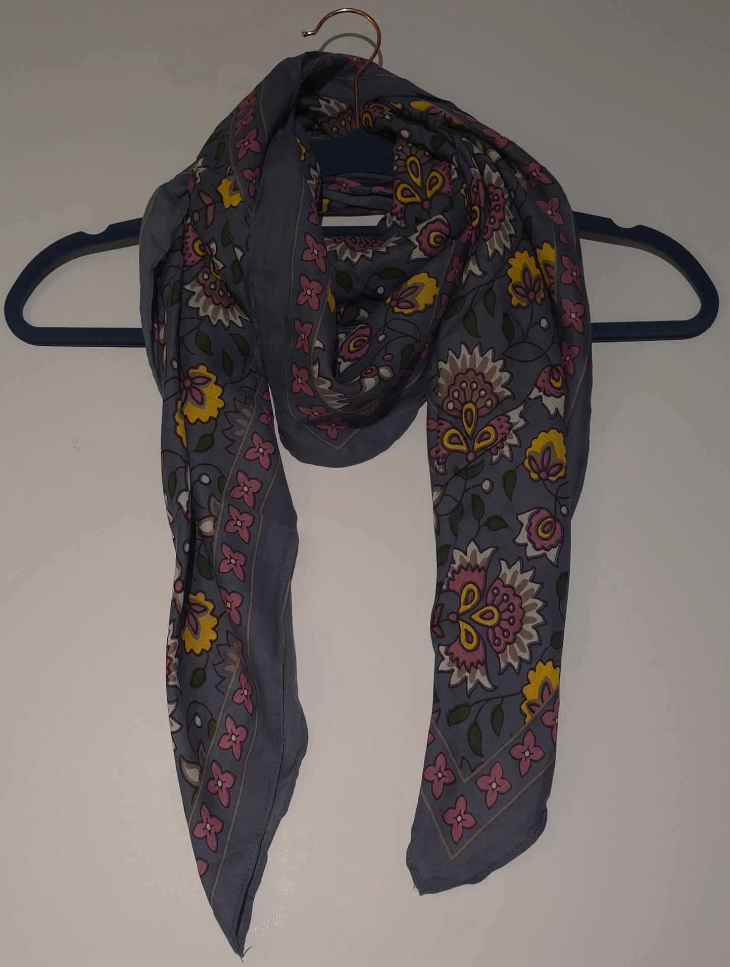 Foulard carré en pur coton, 100 x 100 cm