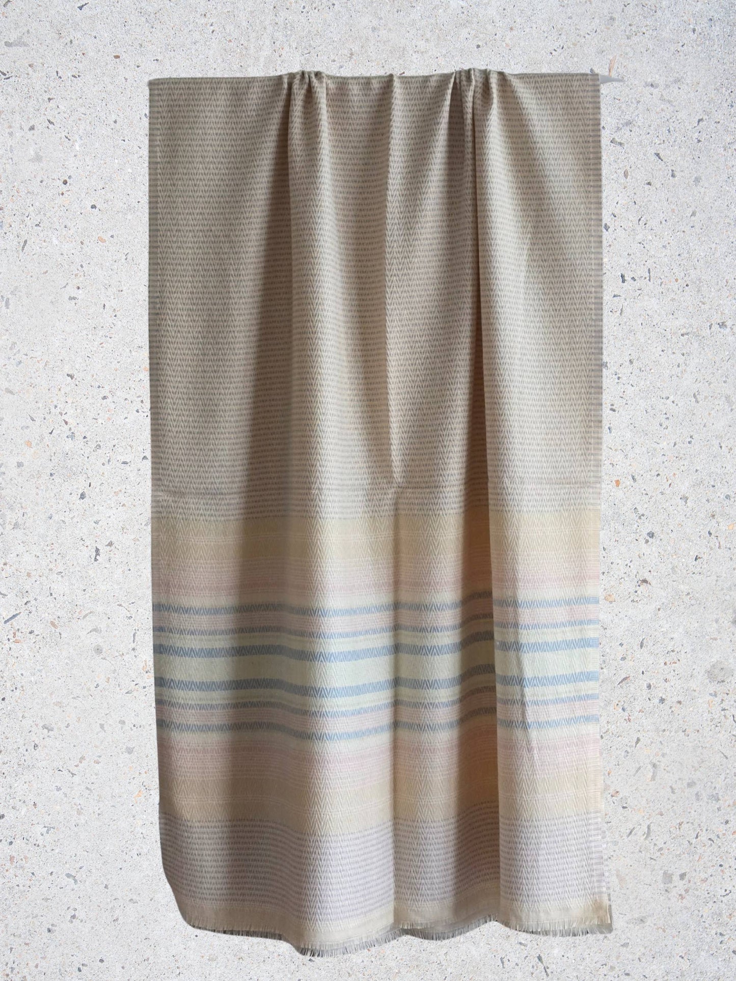 Étole en cachemire 2 épaisseurs Rollo Stripe