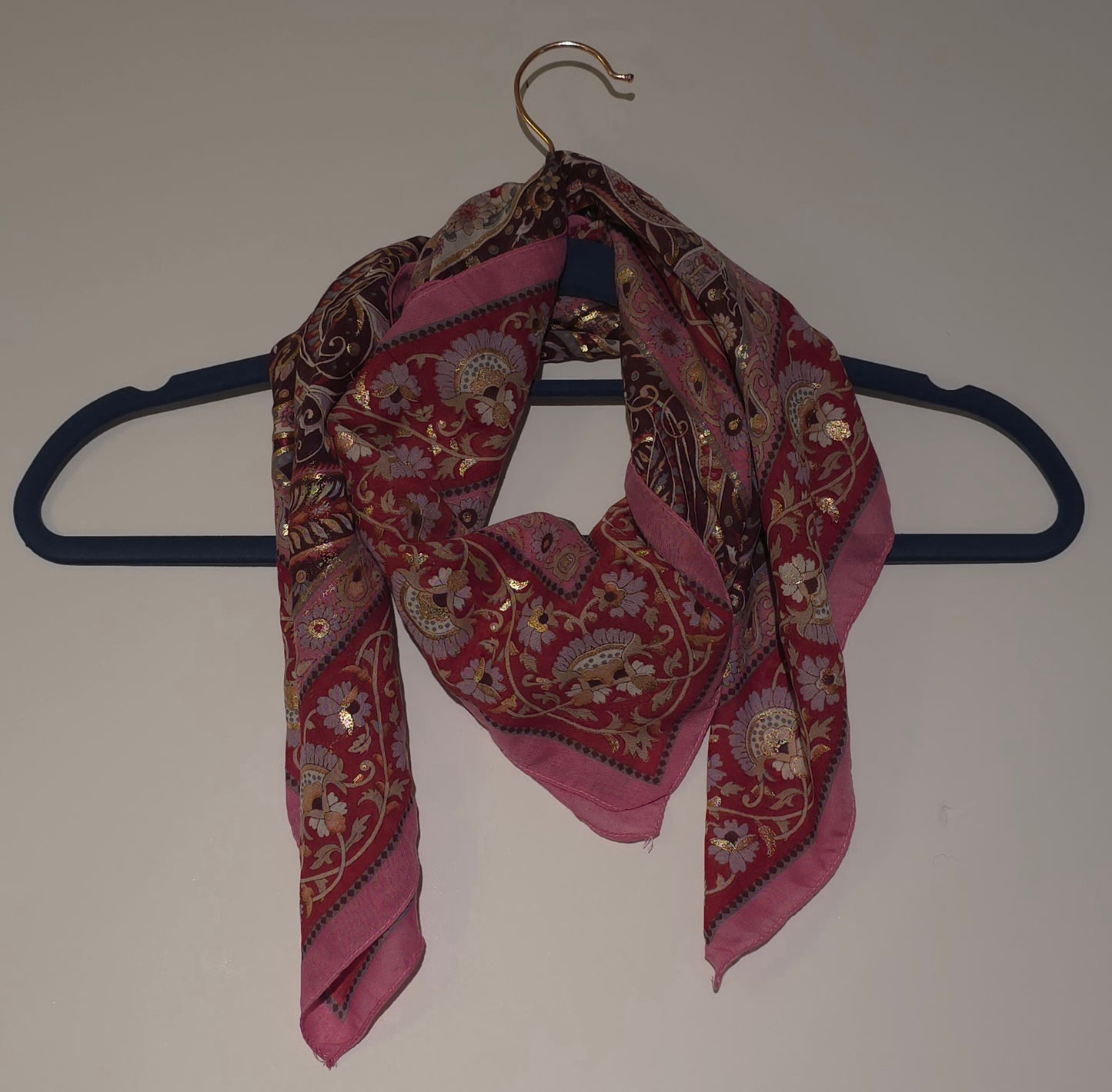 Foulard carré en pur coton, 100 x 100 cm