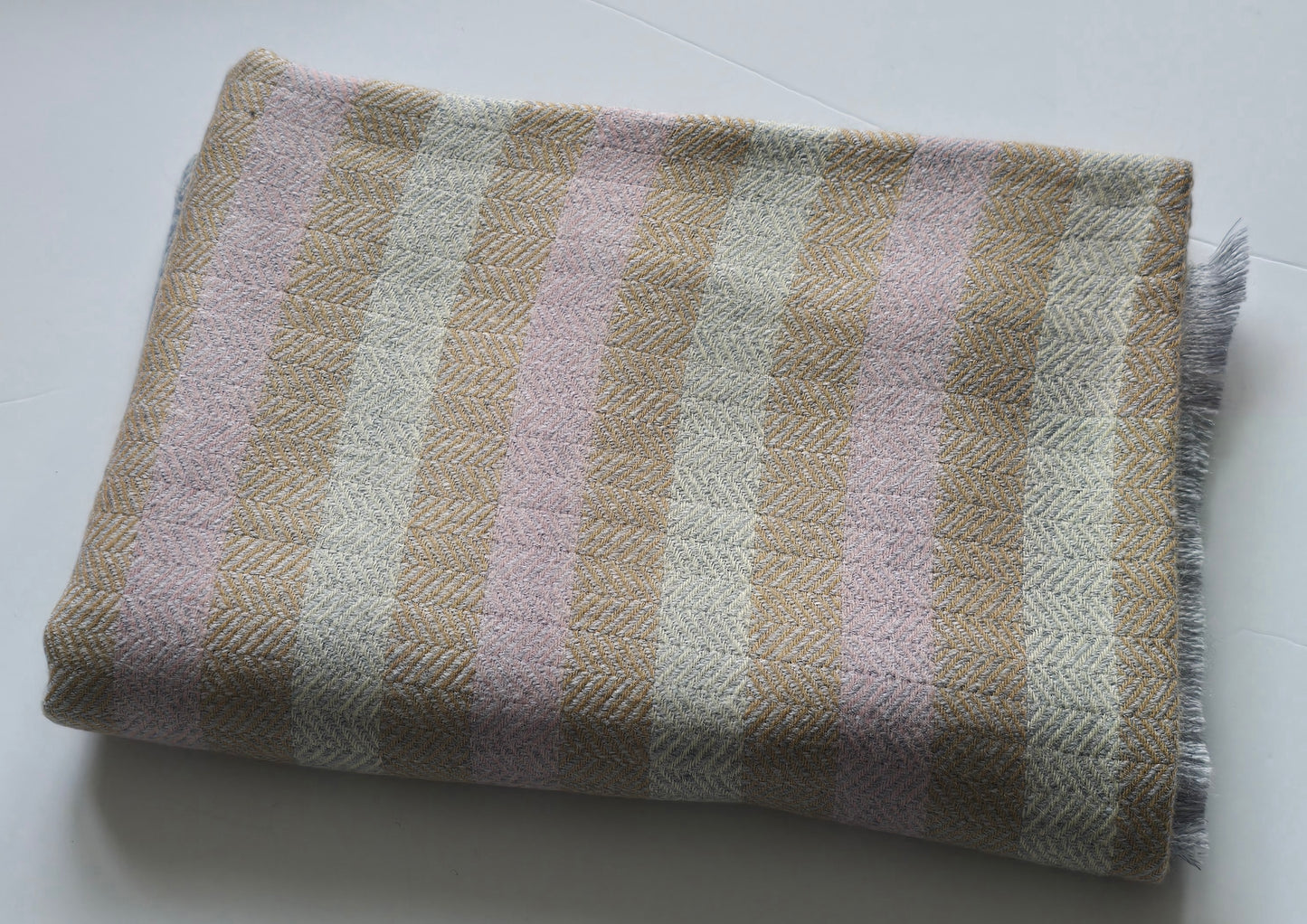 Étole en cachemire 2 épaisseurs Rollo Stripe