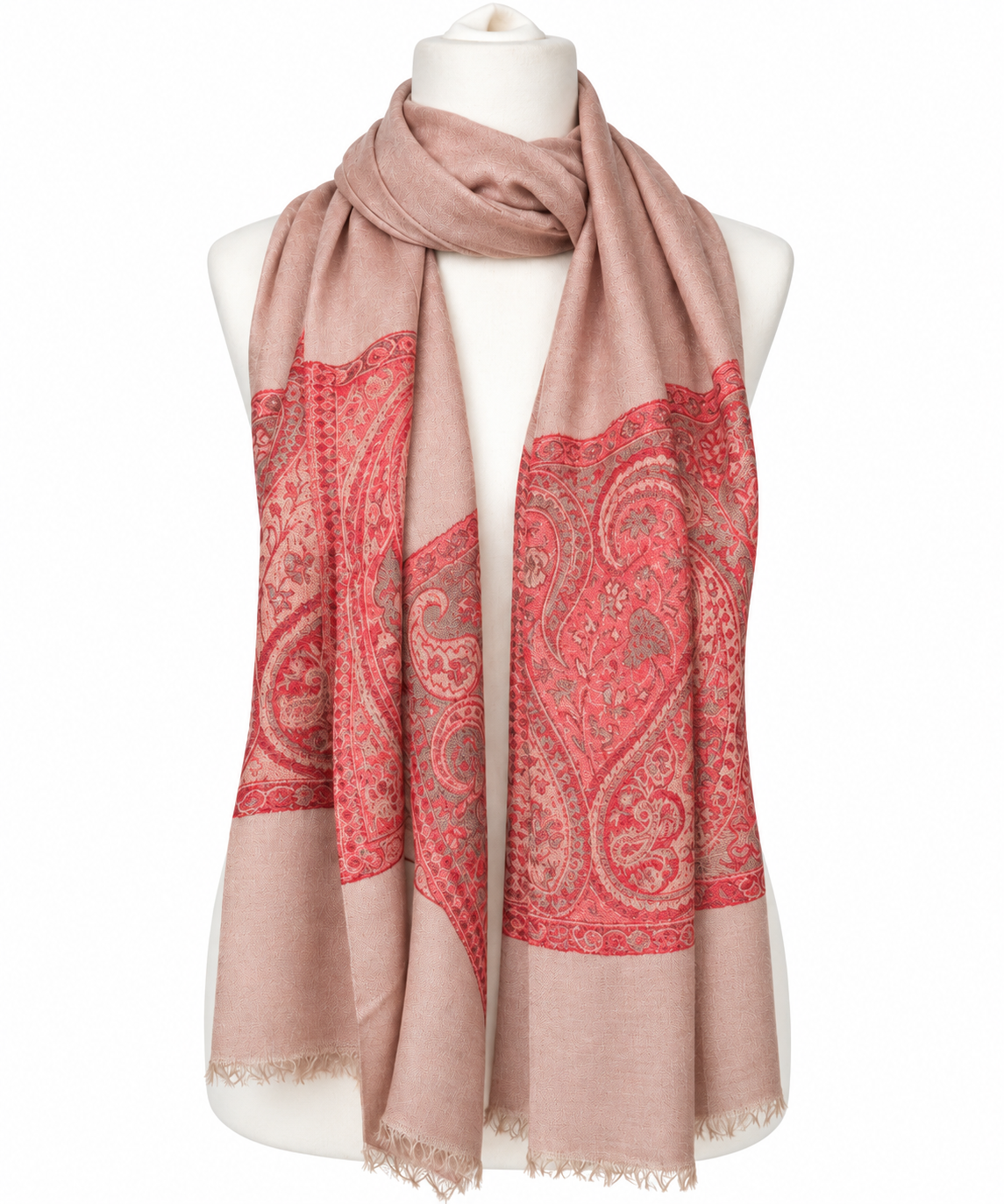Dusty pink Soft Stole-Soft Lightweight Women's Wrap (70 × 200 cm)