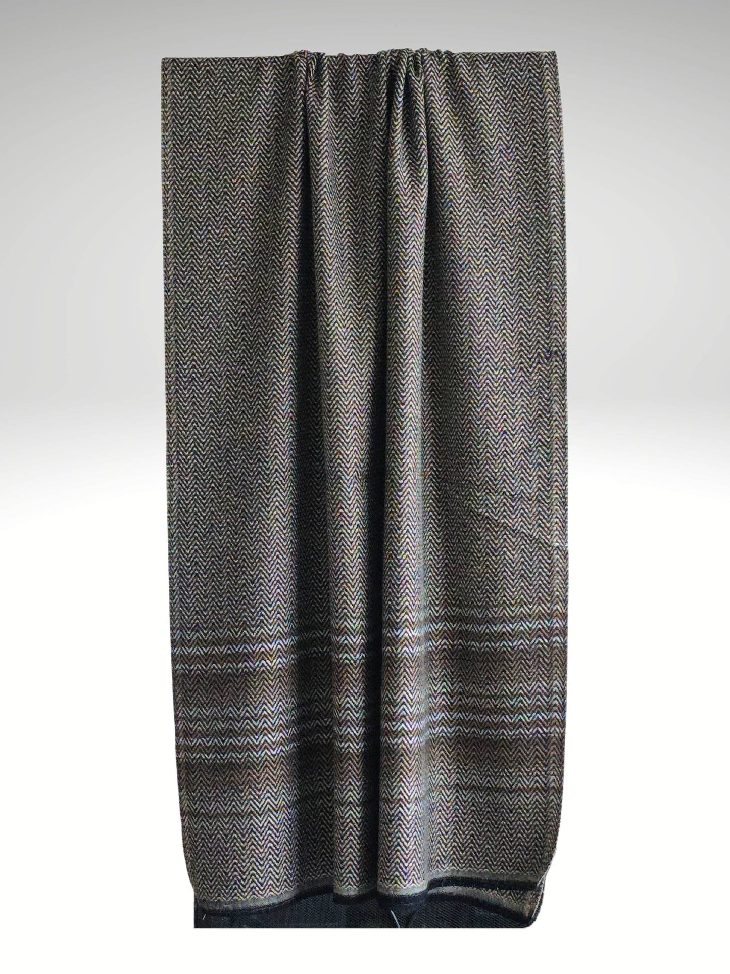 Étole en cachemire 2 épaisseurs Rollo Stripe