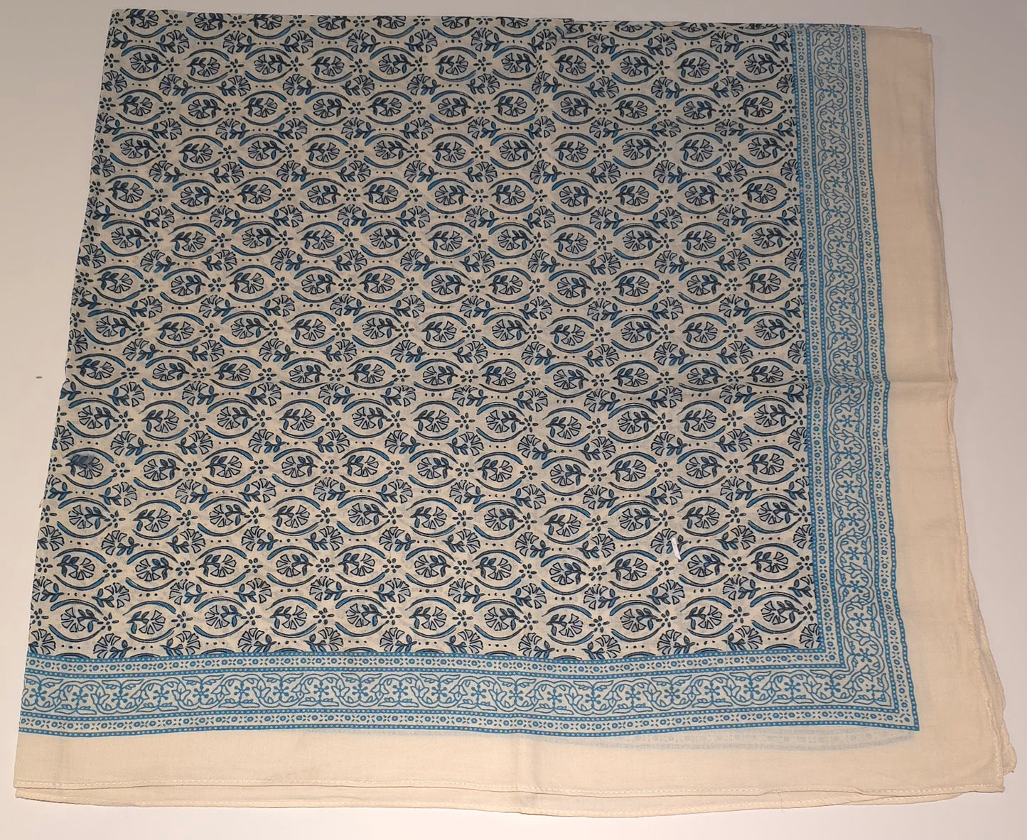 Foulard carré en pur coton, 100 x 100 cm