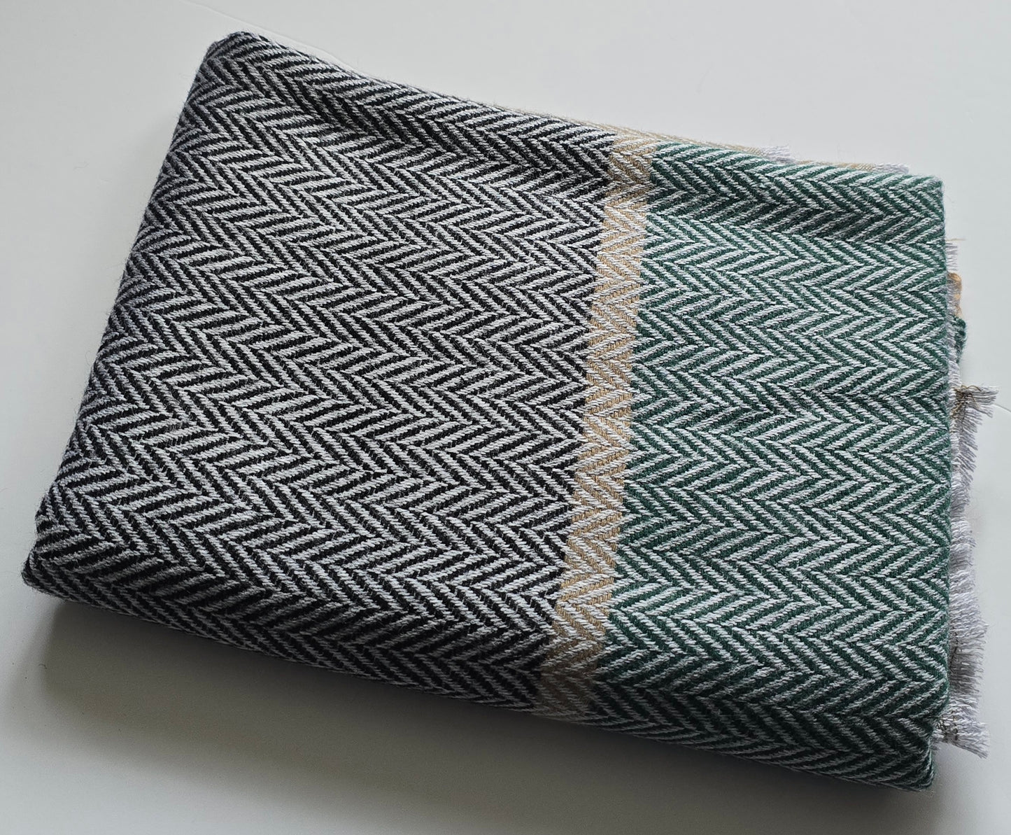 Étole en cachemire 2 épaisseurs Rollo Stripe